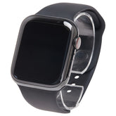 エルメス × アップルウォッチ シリーズ5 GPS 腕時計 WR-50M ステンレススチール スイフト ラバー レディース HERMES 【中古】